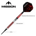 Mission šípky Roman Benecký Black & Red soft 18g